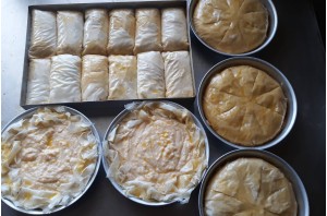 Γαλακτομπούρεκα - Μπουγάτσες - Γαλατόπιτες